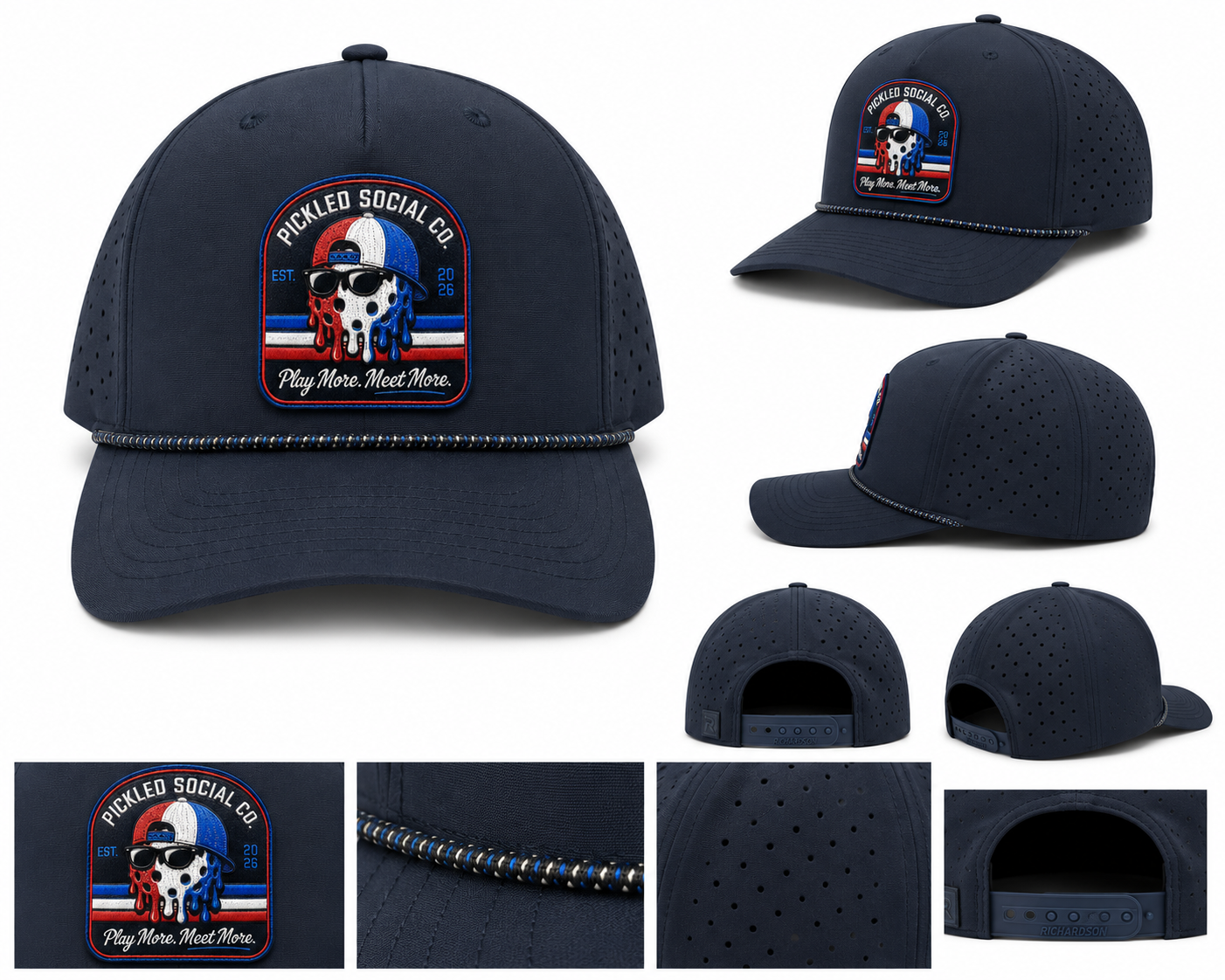 Stars & Dinks Performance Hat Navy