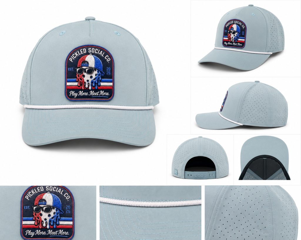 Stars & Dinks Performance Hat Smoke Gray