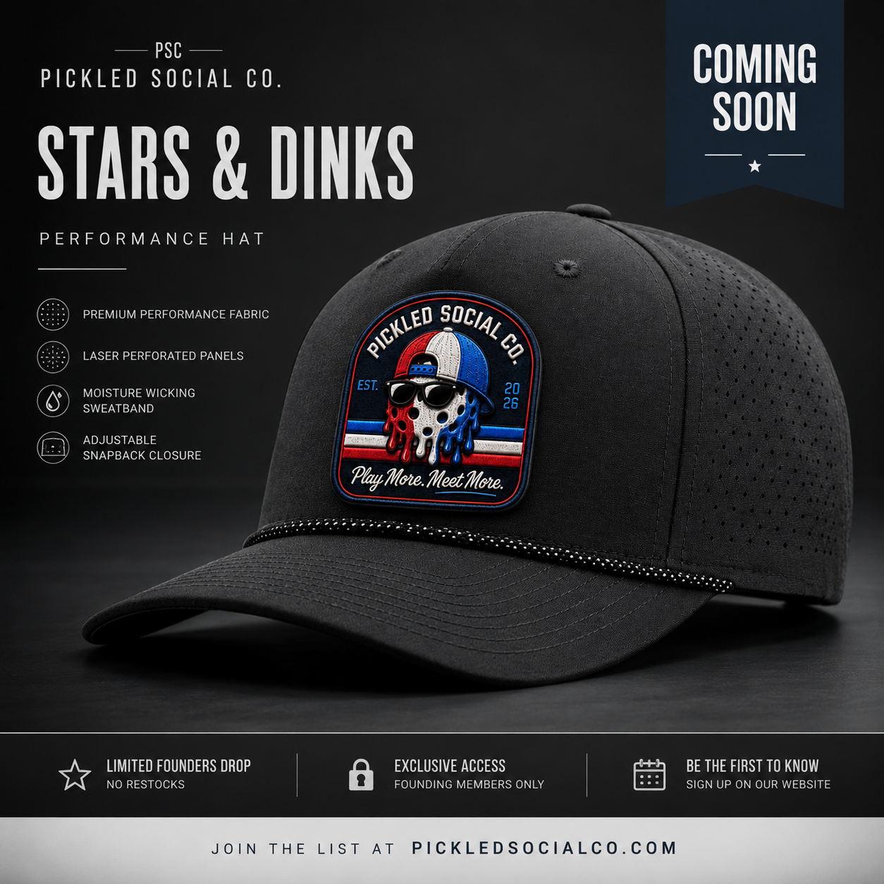 Stars & Dinks Performance Hat
